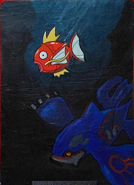 Karpador & Kyogre Tiefe Dunkelheit